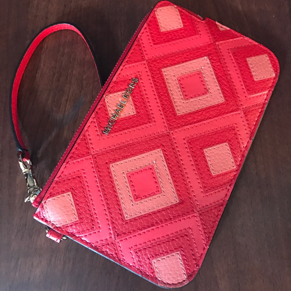 SOLD⛔️Authentic Michael Kors jet set LG sangria Wr - Picture 2 of 8